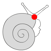 animated snail icon