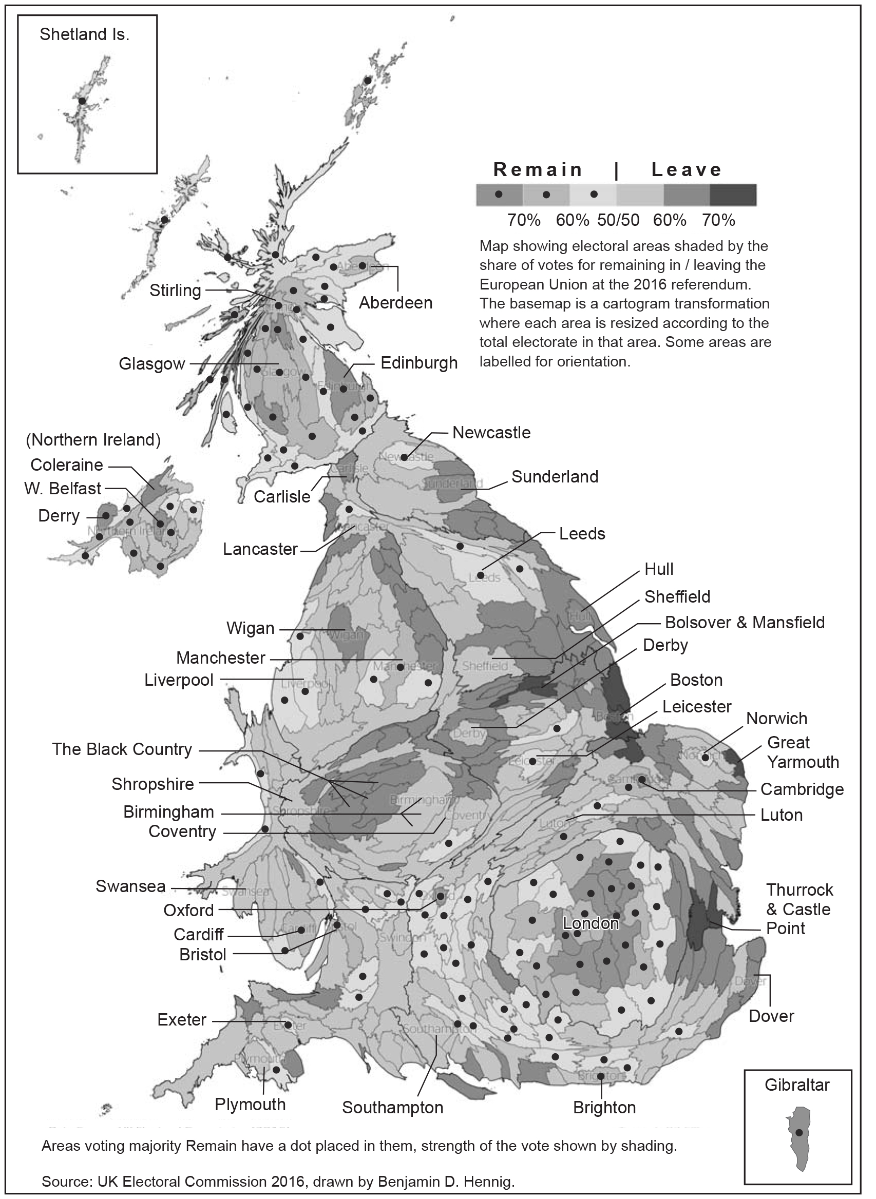 2.7 The human geography of the EU referendum vote, 2016 